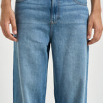 Jeans uomo gamba dritta in denim medio 1001443 MEDIUMINDIGOWASH LES DEUX 