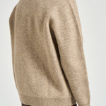Maglia uomo collo a V sabbia mèlange 1002173 LIGHTSANDMELANGE LES DEUX 