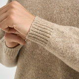 Maglia uomo collo a V sabbia mèlange 1002173 LIGHTSANDMELANGE LES DEUX 