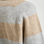 Polo uomo knitted grigia e sabbia 1002189 LIGHTSANDMELANGE LES DEUX 