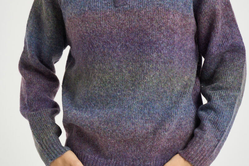 Maglia uomo polo multicolor 1002192 SPICEDPLUMPURPLE LES DEUX 
