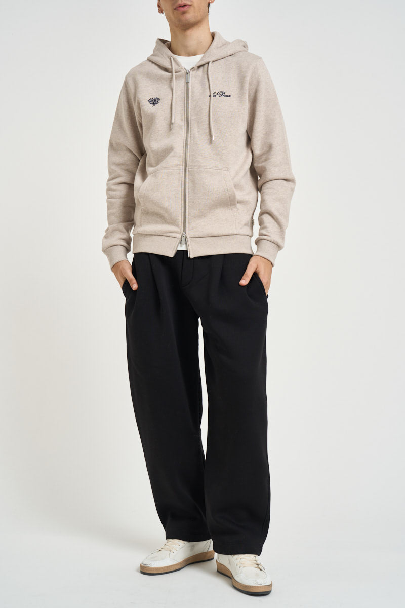 Felpa uomo con cappuccio sabbia 1002326 LIGHTSANDMELANGE LES DEUX 
