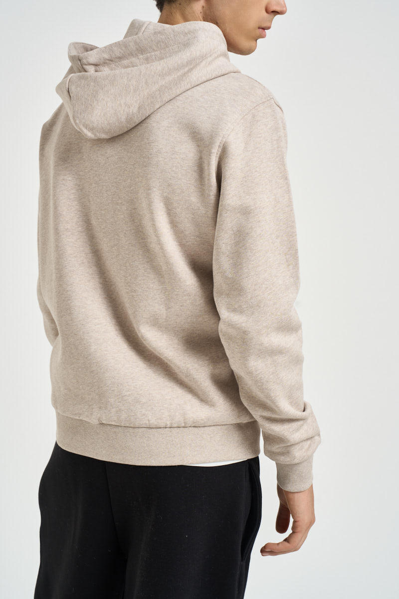 Felpa uomo con cappuccio sabbia 1002326 LIGHTSANDMELANGE LES DEUX 