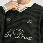 Felpa Waffle Ls Football Jersey verde oliva 1002486 ROSINGREEN LES DEUX 