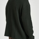 Felpa Waffle Ls Football Jersey verde oliva 1002486 ROSINGREEN LES DEUX 