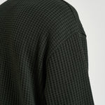 Felpa Waffle Ls Football Jersey verde oliva 1002486 ROSINGREEN LES DEUX 