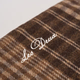 Sciarpa uomo tartan marrone e beige 1002561 MOLEBROWN LES DEUX 