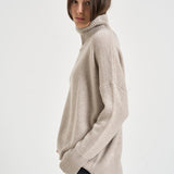 Dolcevita donna Heidi in cashmere tortora 202113 SAND LISA YANG 