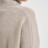 Dolcevita donna Heidi in cashmere tortora 202113 SAND LISA YANG 