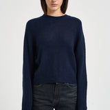 Maglia donna Solene girocollo blu navy 2026021 NAVY LISA YANG 