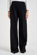 Pantaloni donna palazzo con tasche neri F6I38 Y69 LIVIANA CONTI 