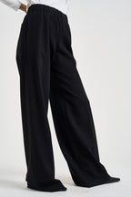 Pantaloni donna palazzo con tasche neri F6I38 Y69 LIVIANA CONTI 