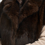 Gilet donna in ecopelliccia marrone F6W96 W25 LIVIANA CONTI 