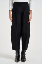 Pantaloni donna Ballon cropped neri L6WM77 Y69 LIVIANA CONTI 