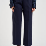 Pantaloni donna Punto milano cropped blu navy L6WWI49 N08 LIVIANA CONTI 