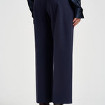 Pantaloni donna Punto milano cropped blu navy L6WWI49 N08 LIVIANA CONTI 