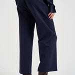 Pantaloni donna Punto milano cropped blu navy L6WWI49 N08 LIVIANA CONTI 