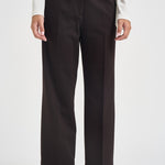 Pantaloni donna cropped marrone scuro L6WWI49 U85 LIVIANA CONTI 