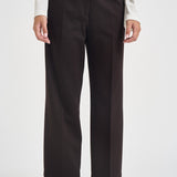 Pantaloni donna cropped marrone scuro L6WWI49 U85 LIVIANA CONTI 