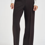Pantaloni donna cropped marrone scuro L6WWI49 U85 LIVIANA CONTI 