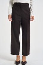 Pantaloni donna Punto milano cropped marroni L6WWI49 U85 LIVIANA CONTI 