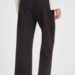 Pantaloni donna cropped marrone scuro L6WWI49 U85 LIVIANA CONTI 