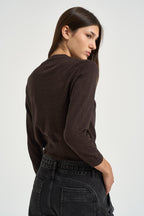 Cardigan donna Newton marrone scuro CA0040FA A1X05E50CL MARANT ETOILE 