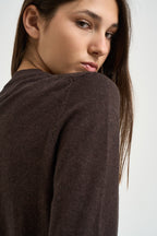 Cardigan donna Newton marrone scuro CA0040FA A1X05E50CL MARANT ETOILE 