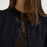 Cardigan donna Naia con bottoni nero CA0185FA A1L68E01BK MARANT ETOILE 