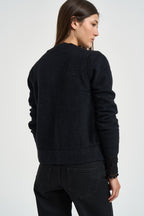Cardigan donna Naia con bottoni nero CA0185FA A1L68E01BK MARANT ETOILE 