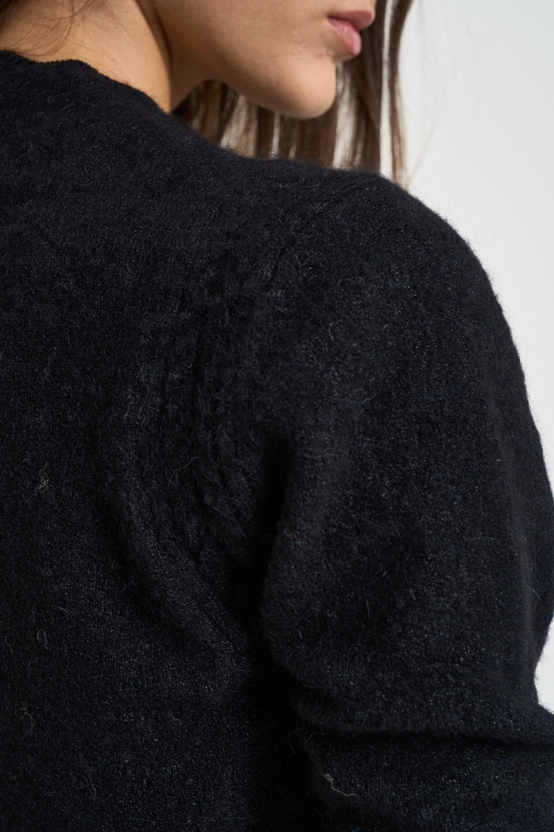 Cardigan donna Naia con bottoni nero CA0185FA A1L68E01BK MARANT ETOILE 