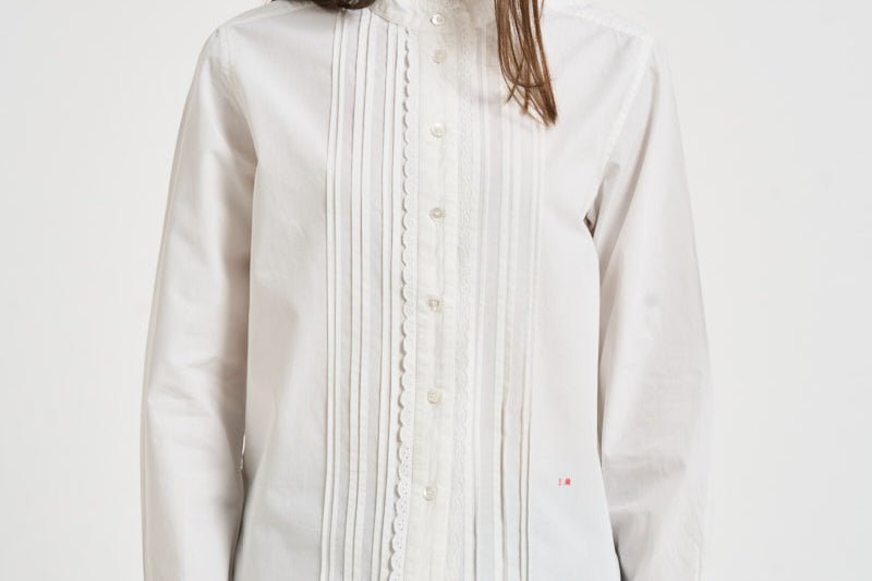 Camicia donna Nazila con ricami bianca CH0345FA D3J05E20WH MARANT ETOILE 