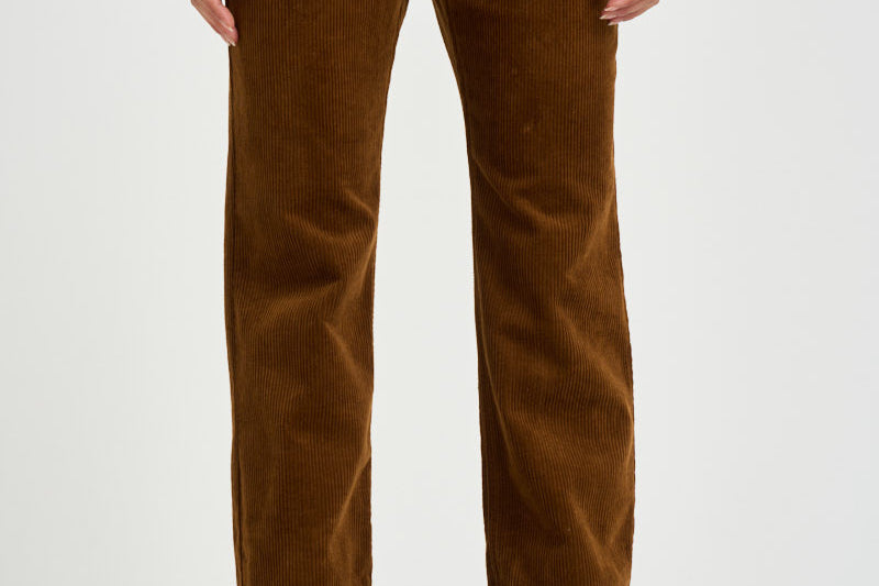 Pantalone donna in velluto a coste tabacco PA0708FA D3G02E50CA MARANT ETOILE 