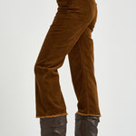 Pantalone donna in velluto a coste tabacco PA0708FA D3G02E50CA MARANT ETOILE 