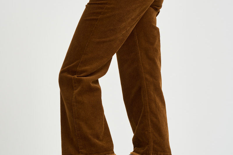 Pantalone donna in velluto a coste tabacco PA0708FA D3G02E50CA MARANT ETOILE 