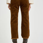 Pantalone donna in velluto a coste tabacco PA0708FA D3G02E50CA MARANT ETOILE 