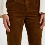 Pantalone donna in velluto a coste tabacco PA0708FA D3G02E50CA MARANT ETOILE 