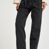 Jeans donna ilsa con coulisse nero PA0738FA D3H01E02FK MARANT ETOILE 
