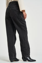 Jeans donna ilsa con coulisse nero PA0738FA D3H01E02FK MARANT ETOILE 