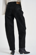 Pantalone donna Belky nero effetto pelle PA0780FA D3D01E01BK MARANT ETOILE 
