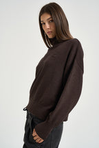 Maglia donna Nasha dolcevita cioccolato PU0663FA C1L17E50CL MARANT ETOILE 