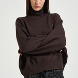 Maglia donna Nasha dolcevita cioccolato PU0663FA C1L17E50CL MARANT ETOILE 