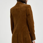 Blazer donna a coste in velluto tabacco VE0686FA D3G02E50CA MARANT ETOILE 