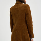 Blazer donna a coste in velluto tabacco VE0686FA D3G02E50CA MARANT ETOILE 