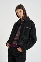 Giacca donna Belma corta nera VE0732FA D3D01E01BK MARANT ETOILE 