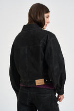 Giacca donna Belma corta nera VE0732FA D3D01E01BK MARANT ETOILE 