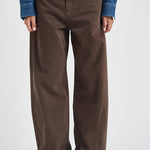 Jeans donna gamba dritta in denim marroni ORDINE 10496003 MAX MARA WEEKEND 