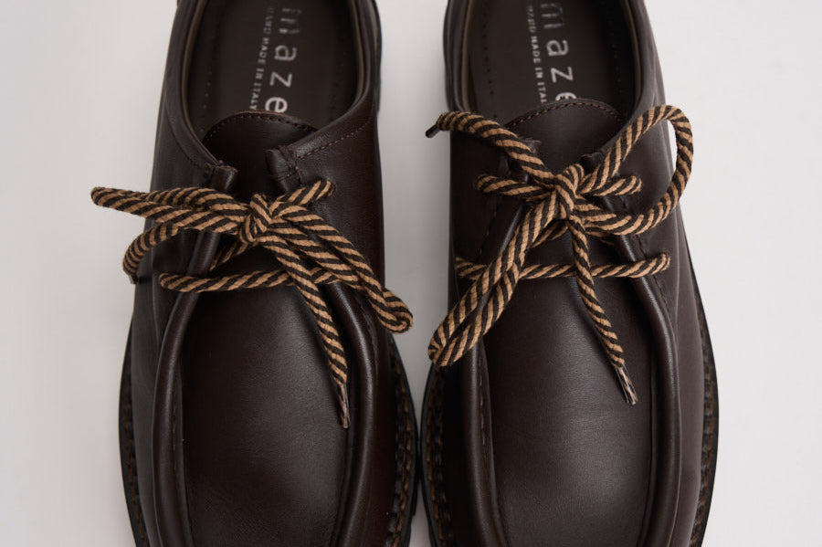 Scarpa uomo Derby testa di moro L1710 BOSTONTESTA MORO MAZE 