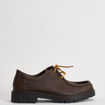 Scarpe uomo stringate marrone scuro L1710 CRAZYBROWN MAZE 