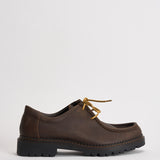 Scarpe uomo stringate marrone scuro L1710 CRAZYBROWN MAZE 